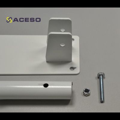 Откидной настенный поручень для унитаза окрашенный, белый