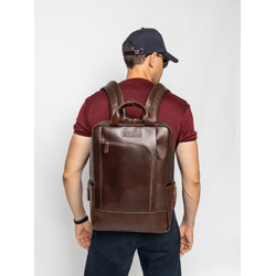 Кожаный рюкзак Viterbo Premium brown (арт. 3111-53)