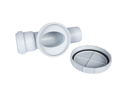 Ревизия с круглой крышкой STOUT D 58 бесшумная (Арт. SKB-0014-000058)