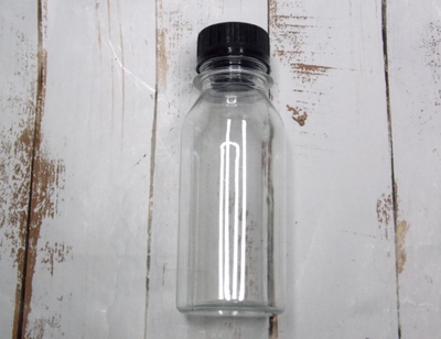 Флакон прозрачный ПЭТ с крышкой 100 мл