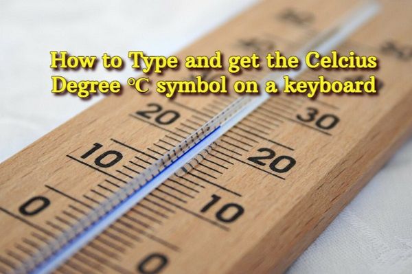 Get Celcius Degree Symbol