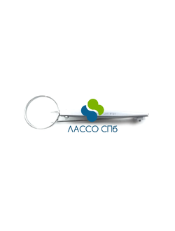 Пинцет металлический 10,5 см изогнутый с лупой