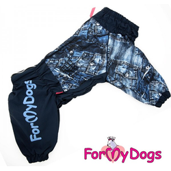 Дождевик Джинс синий