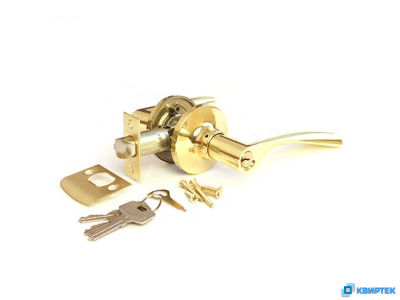 Ручка-защёлка дверная 8023-01-g золото купить в Челябинске | КВИРТЕК