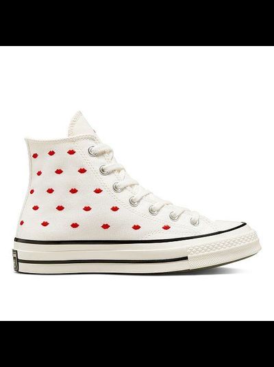 Converse Chuck Taylor Valentines Day белые высокие с губками A01601C