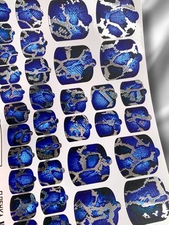 Пленки для педикюра с фольгой VIP-087