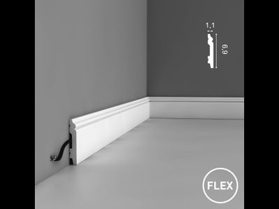 Плинтус гибкий SX165F CONTOUR - 6,9*1,1*200см