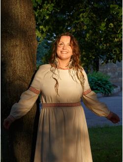 Платье "Алёнушка" с орнаментом