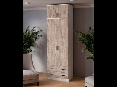 Шкаф Лагуна 0.8 с антресолью дуб юкон (ТЭКС)