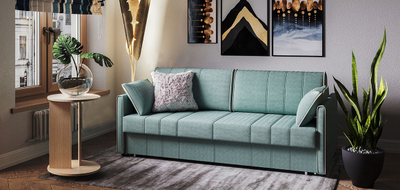 ДВУСПАЛЬНЫЙ КОМПАКТНЫЙ ПРУЖИННЫЙ ДИВАН-КРОВАТЬ НИЦЦА, МЕТАЛЛОСКЕЛЕТ С МЕХАНИЗМОМ ПАНТОГРАФ В МОСКВЕ НЕДОРОГО