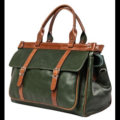 Кожаная дорожная сумка Tivoli Premium green (арт. 4049-11)