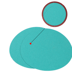 Шлифовальные круги на липкой основе по металлу (d125 мм.; P80; 5 шт.)