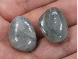 Берилл голубой (Аквамарин), галтовка в ассортименте, Бразилия (21-23 мм, 5-6 г) №27021