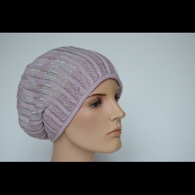 Берет демисезонный женский Vizio Италия 7046 лиловый