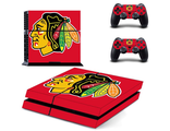 Виниловые наклейки для PS4 и джойстиков (Chicago Blackhawks)