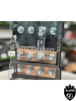 Дистрибьютор биполярный MuzKING 4х канальный+- шпилька М8