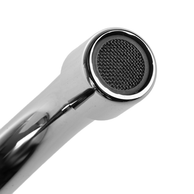 Смеситель для кухни с гайкой двухрыжачный, Силумин, Хром, Accoona A4679