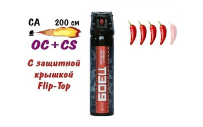 Баллончик для самообороны «Боец» аэрозольно-струйный 100 мл