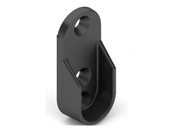 Elips Штангодержатель для овальной штанги ЧЕРНЫЙ МАТОВЫЙ  (2шт в компл) AA0034.VP000.BKMPC.CD ARISTO