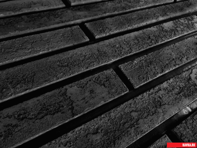 Плитка "ЛОНГБРИК",  цв.Темно-серый, бетон, уп.0,6м2(26шт)(20,3кг)(42уп)