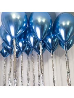 1 шар ХРОМ на дождике