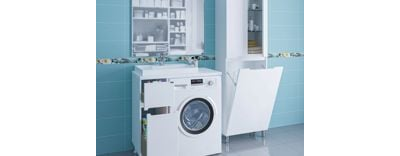 Раковина над стиральной машиной Санта Юпитер 90х50 с напольной тумбой Лондон 29 R