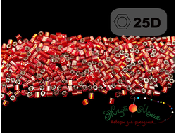 Toho Hexagon 11/0 25d Silver-Lined Garnet