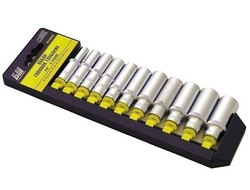 Набор головок глубоких 10-22 мм (10,11,12,13,14,15,16,17,18,19,21,22) 6-гр., 1/2" ,12 предм., Б971312