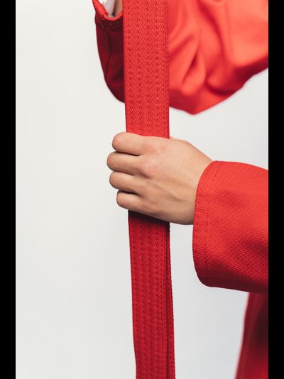 Куртка для самбо ВФС BRAVEGARD Победа красная