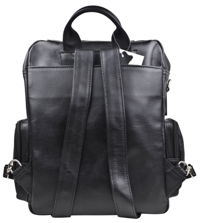 Кожаный рюкзак-сумка Fiorentino black (арт. 3003-01)