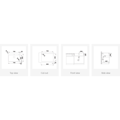 Мойка Blanco Solis 700-IF/A