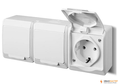 Вызов электрика для наружной установки розетки в стене квартиры ИВАНМАСТЕР