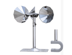 Отпугиватель для птиц зеркальный ветряной с двумя видами креплений