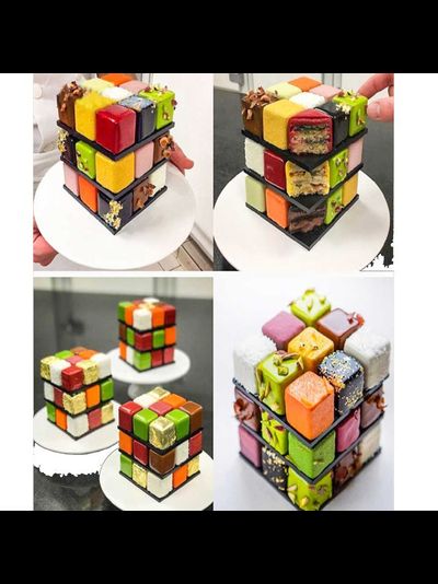 Силиконовая форма "Кубики", 15 ячеек