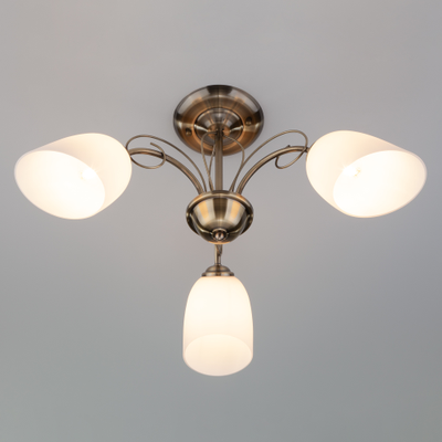 30107/3 античная бронза Eurosvet Люстра Stefanie