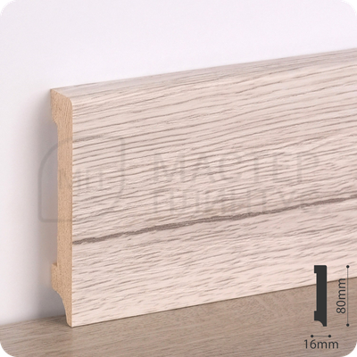 Плинтус деревянный ламинированный Дуб спрингфилд