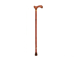 Трость опорная деревянная с деревянной ручкой и декора-тивной отделкой с УПС внутреннего типа – выдв