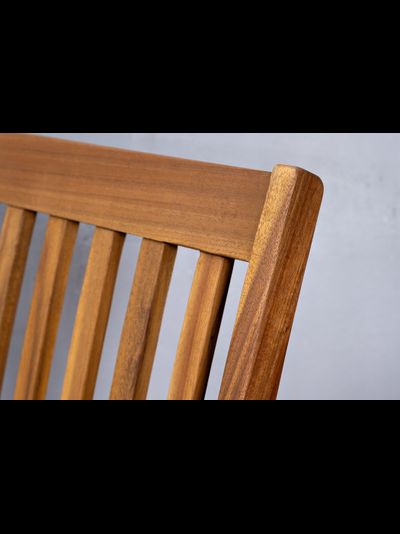 Стул из акации Oxford складной с подлокотниками