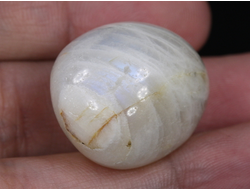 Лунный камень, Адуляр, галтовка, Индия (26*22*7 мм, 16 г) №26655