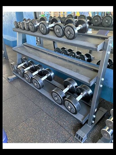 Подставка гантельная 3-х ярусная на 10 пар AV603/80