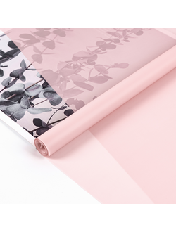 Пленка "Лак Pastel" 59см 180гр Пурпурно-розовый (пр-во Россия) ПЭ01/19