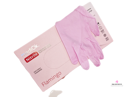 Перчатки нитриловые Mediok Flamingo 50 пар р-р M