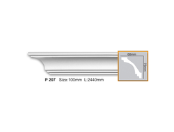 Карниз гладкий Fabello Decor P207