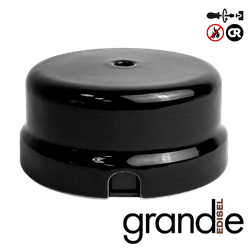 распределительная коробка из керамики черная