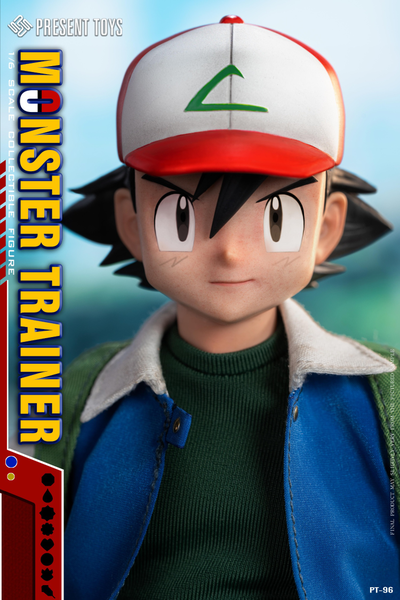 ПРЕДЗАКАЗ - Эш Кетчум (серия Pokemon) - Коллекционная ФИГУРКА 1/6 Monster Trainer (PT-sp96) - PRESENT TOYS ?ЦЕНА: 16900 РУБ.?