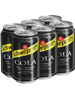 Газированный напиток Швепс Кола 330мл (24)
