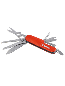 ЕРМАК Нож перочинный, 15см, многофункциональный, нержавеющая  сталь, 2 штуки