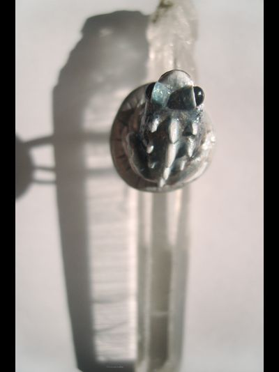 "Каменная Драконья Лягушка", кольцо в стиле фэнтези