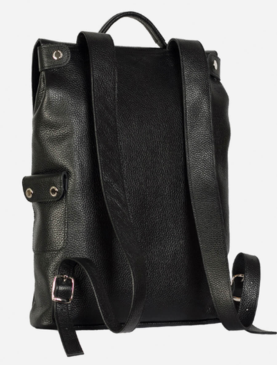 Рюкзак Kokosina Большой Черный из натуральной кожи