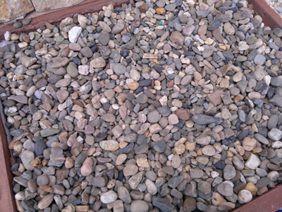 Галька речная (темная)